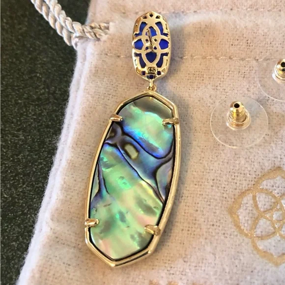 EUC Kendra Scott Statement Elle Earrings - Picture 8 of 11